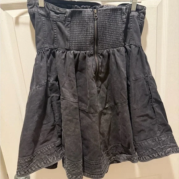 Free People Black Strapless Candace Corset Mini Dress – Women’s Large – EUC - Picture 6 of 9